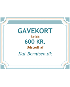 Gavekort på 600 kr.